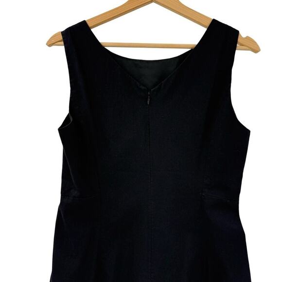 Theory Betty Shift Dress Sz 6 Black - Picture 4 of 6